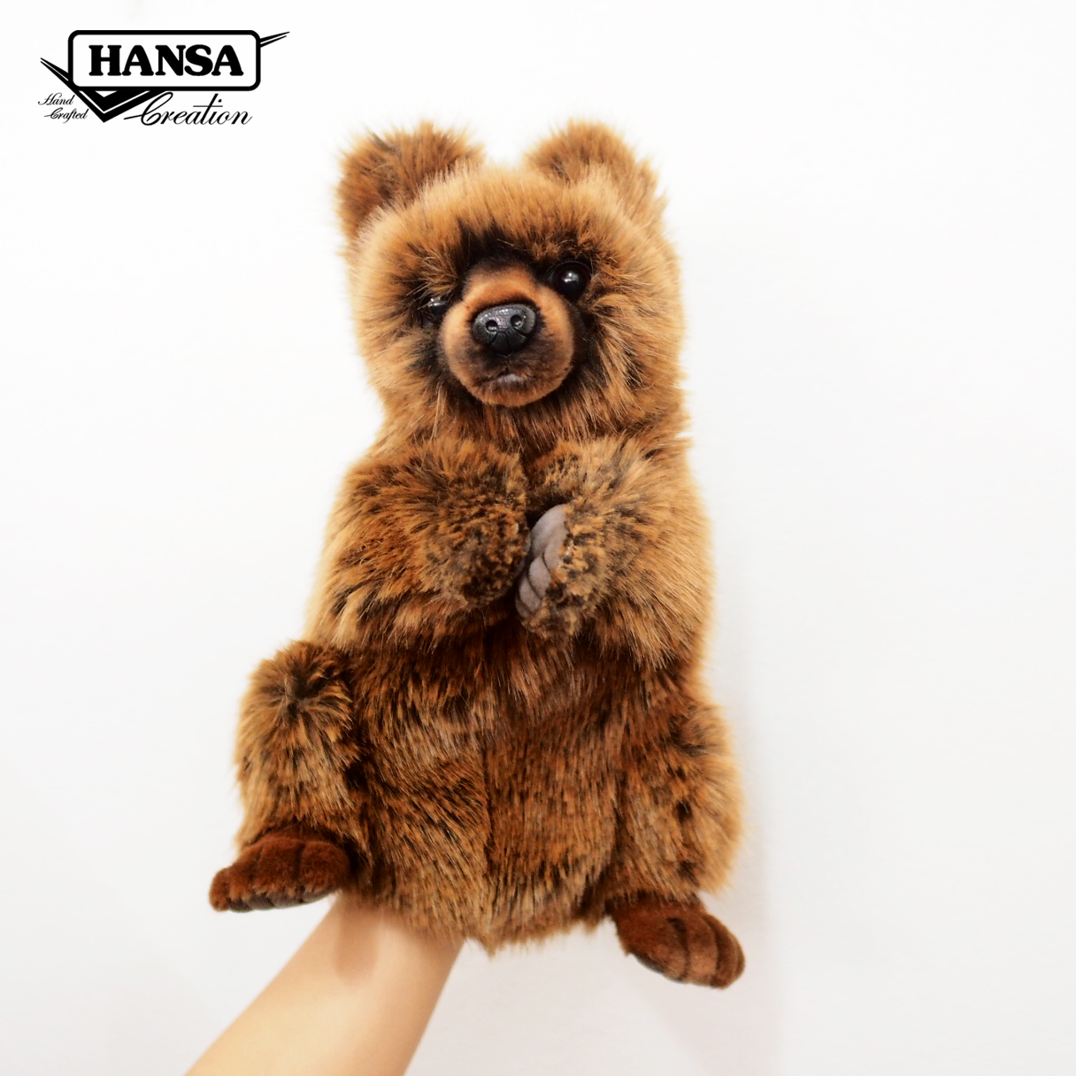 7954 Brown Bear Puppet 33cm.H