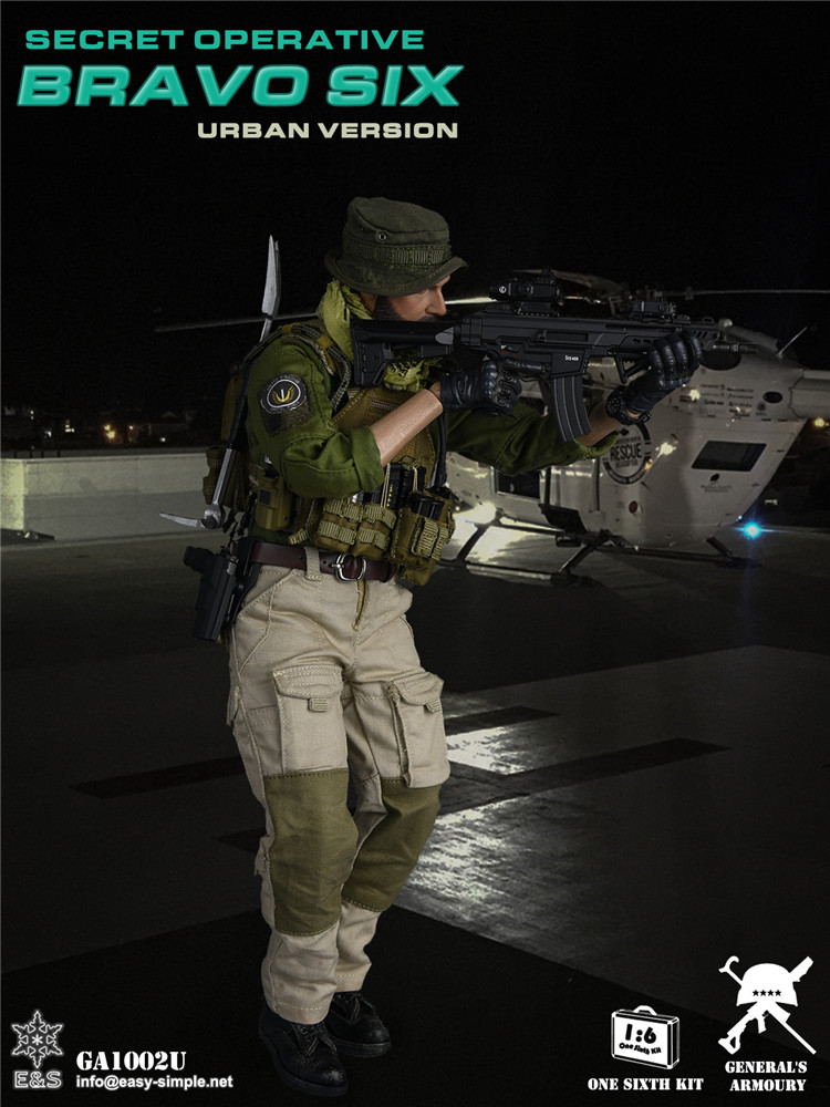 [สั่งจอง] General's Armoury GA1002U 1/6 scale Secret Operative Bravo 6 Urban Version