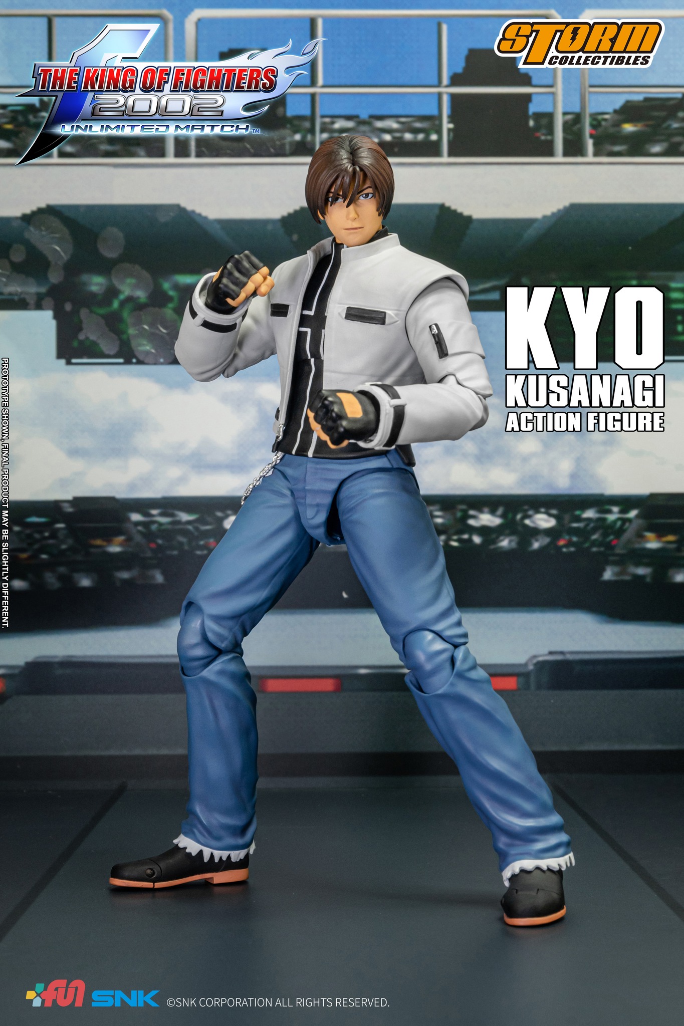 [สั่งจอง]Storm Collectibles SKKF08 1/12 : King of Fighters 2002 Unlimited Match - KYO KUSANAGI