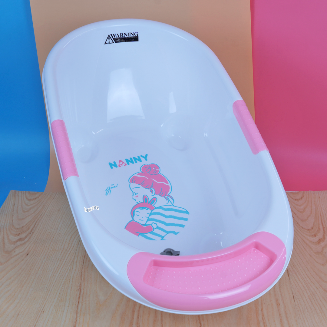 NANNY แนนนี่ อ่างอาบน้ำเด็กแนนนี่ ลายมุนิน มีจุกปล่อยน้ำ N273MU