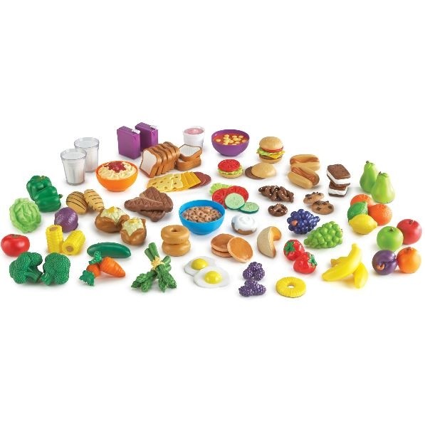 ชุดอาหารจำลองหลากชนิด , ของเล่นเด็ก, ของเล่นเสริมพัฒนาการ, ของเล่นเด็กอนุบาล,ฝึกพัฒนากล้ามเนื้อมัดเล็ก