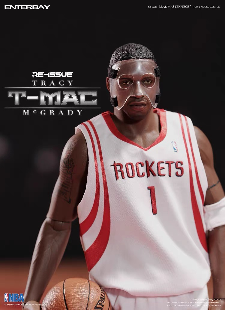 [สั่งจอง] ENTERBAY RM-1067 1/6 : Real Masterpiece NBA Collection - Tracy Mcgrady（Limited Retro Edition)