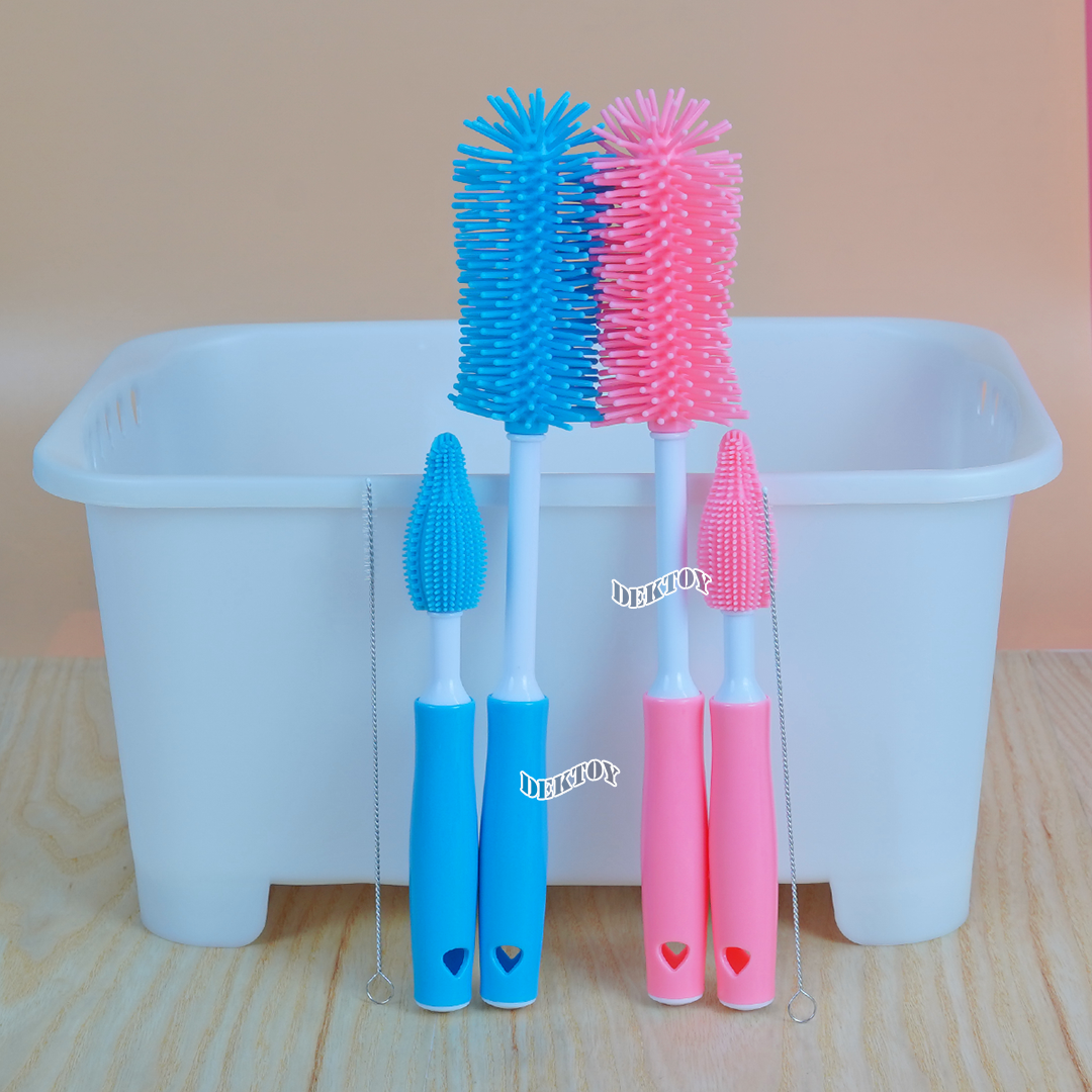 DODO LOVE แปรงล้างขวดนม ชุดซิลิโคน ทำความสะอาดขวดนมและจุกนม