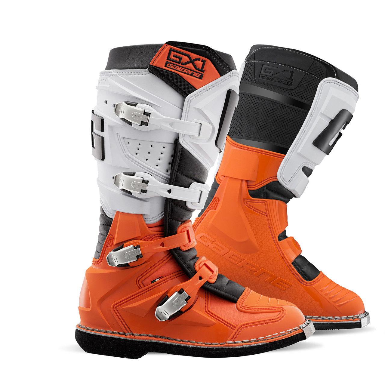 รองเท้า Gaerne MX Boots GX-1 Orange/White