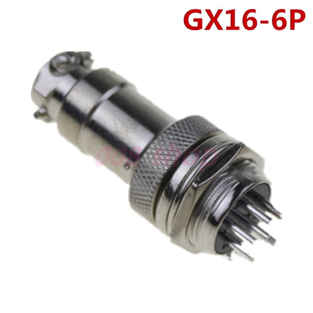 ปลั๊กเหล็ก GX16 - 6 PIN Male & Female - Connectors Socket Aviation Plug