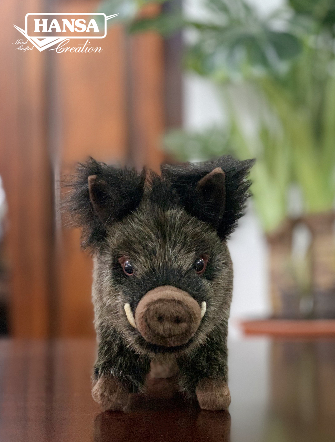 2830 Wild Boar 29 cm. L - ตุ๊กตาลูกหมูป่า