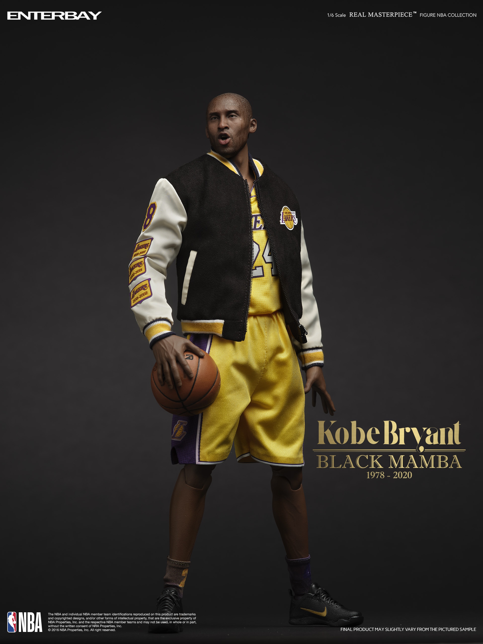 [สั่งจอง] ENTERBAY EB RM-1036 1/6 : KOBE BRYANT BLACK MAMBA 1978-2020 Real