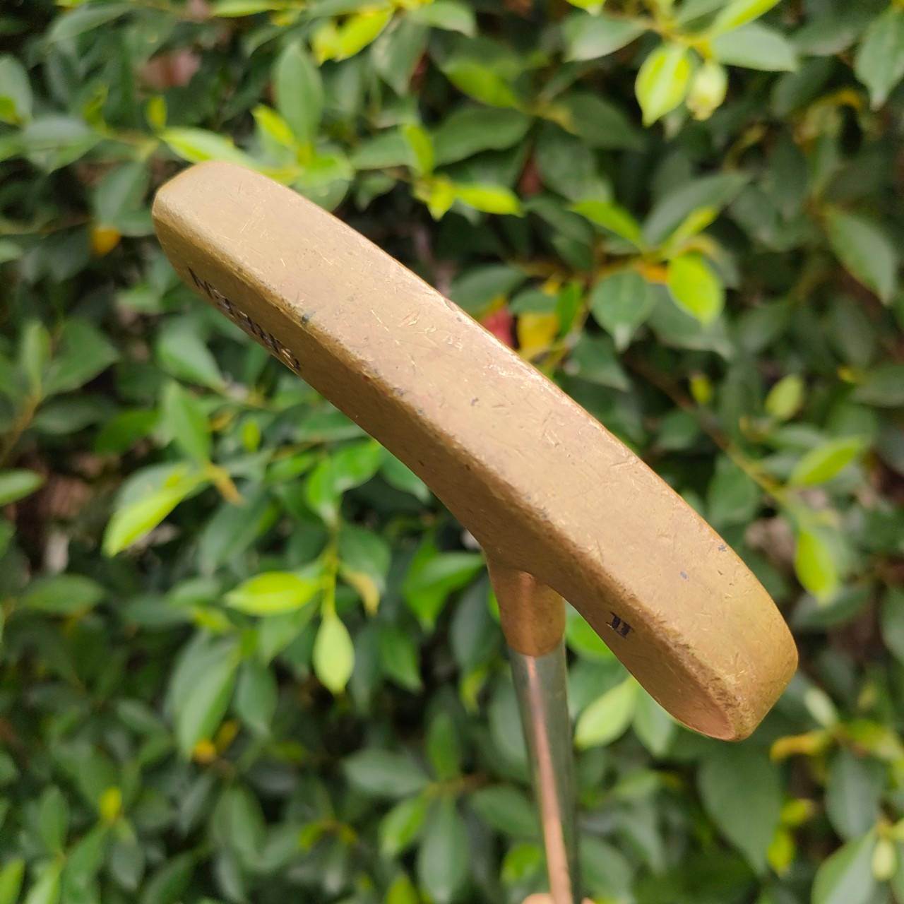 ** ไม้กอล์ฟสำหรับผู้หญิง ** PUTTER GREEN II ความยาว 32 นิ้ว ก้าน A ACT ทองเหลือง