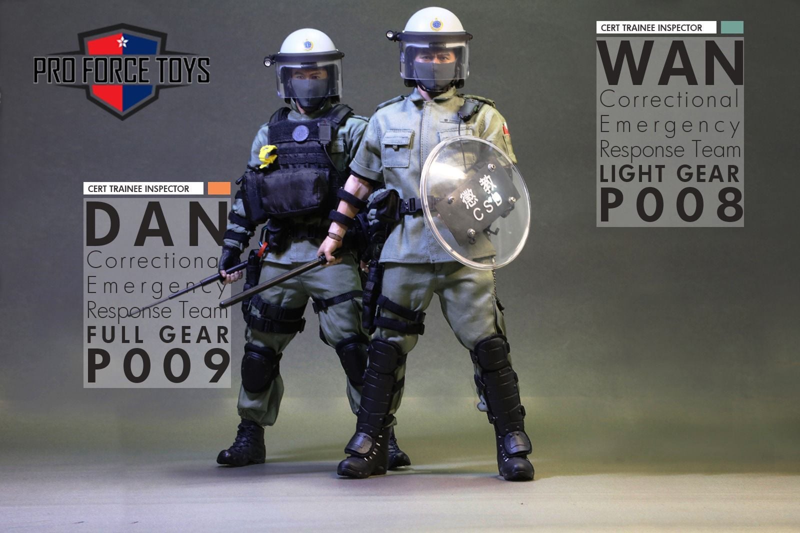 [สั่งจอง]Proforcetoys 1/6 : Correctional Services Department Regional Response Team Black Panther Team