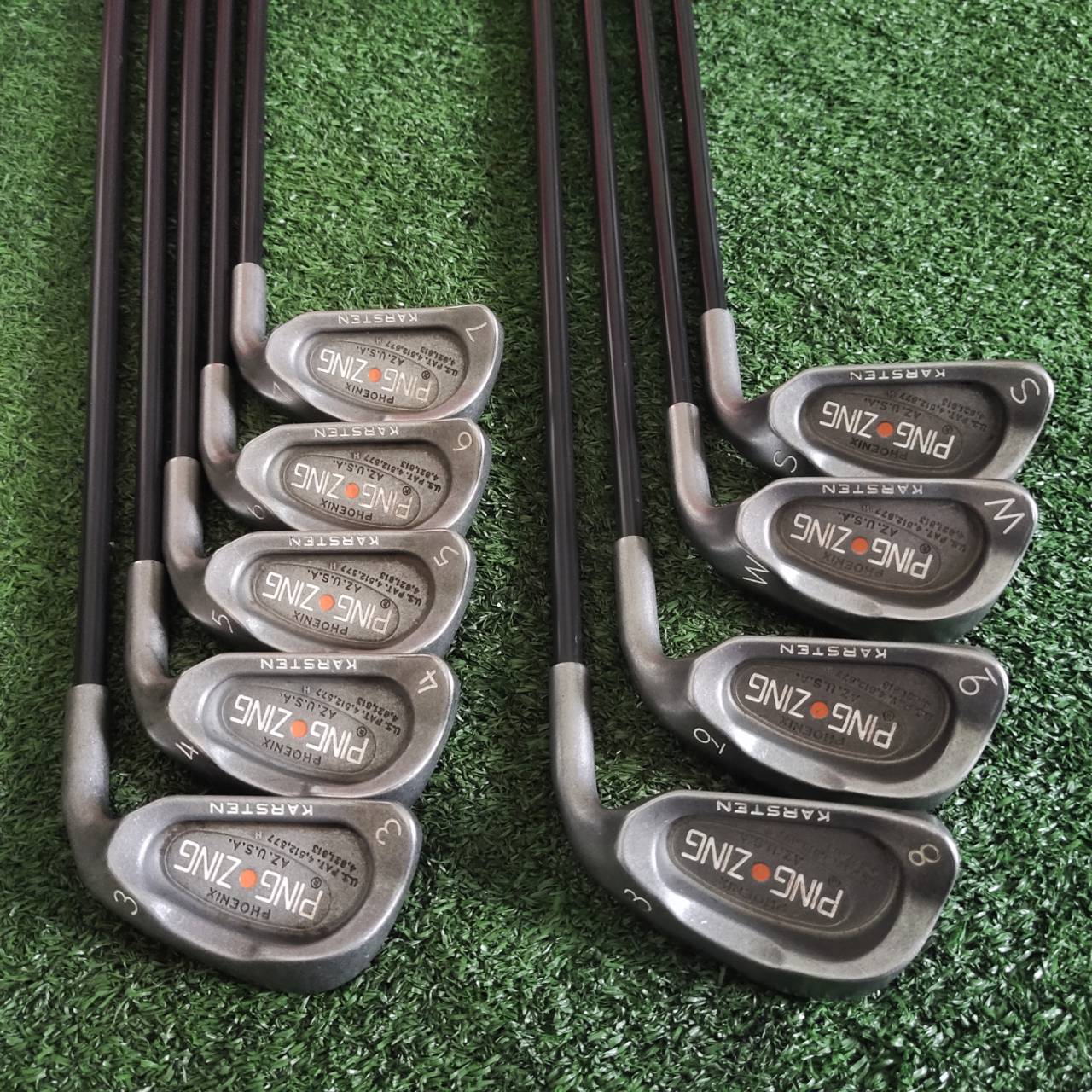 ชุดเหล็ก PING ZING KARSTEN ก้านกราไฟต์ผลิตจาก ALDILA FLEX R ชุดใหญ่สุด สภาพสวยเดิมทั้งชุด ไม้กอล์ฟพรีเมี่ยมมือสอง