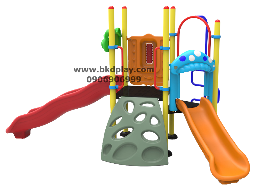 ชุดหอปีนป่ายสไลด์ 70+80 เครื่องเล่นสนาม กลางแจ้ง เหล็ก, สไลเดอร์,ของเล่น สั่งผลิต 10-20 วัน ขนาด210x400x200 ซม.