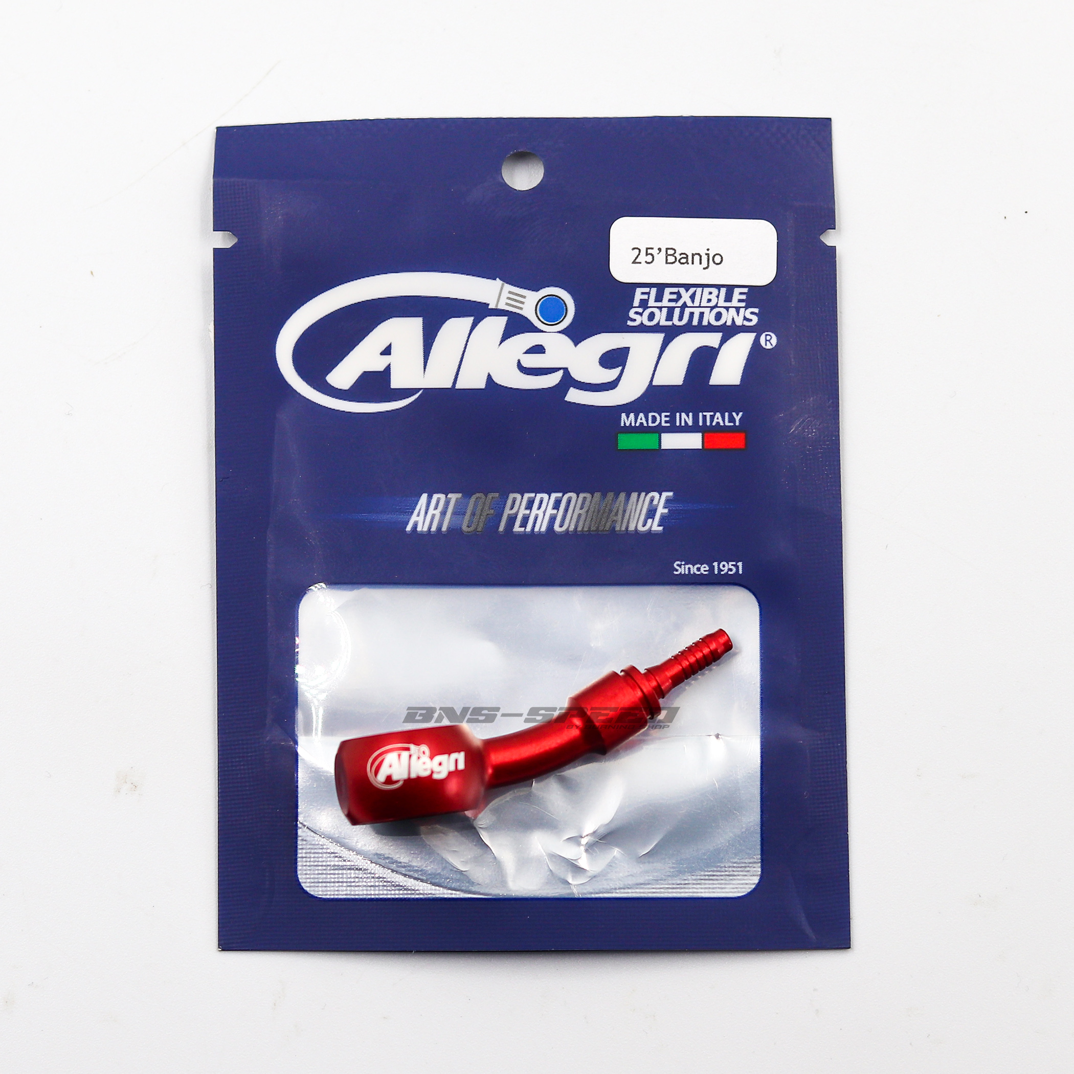 หัวเบรค Allegri 25° Banjos - Red