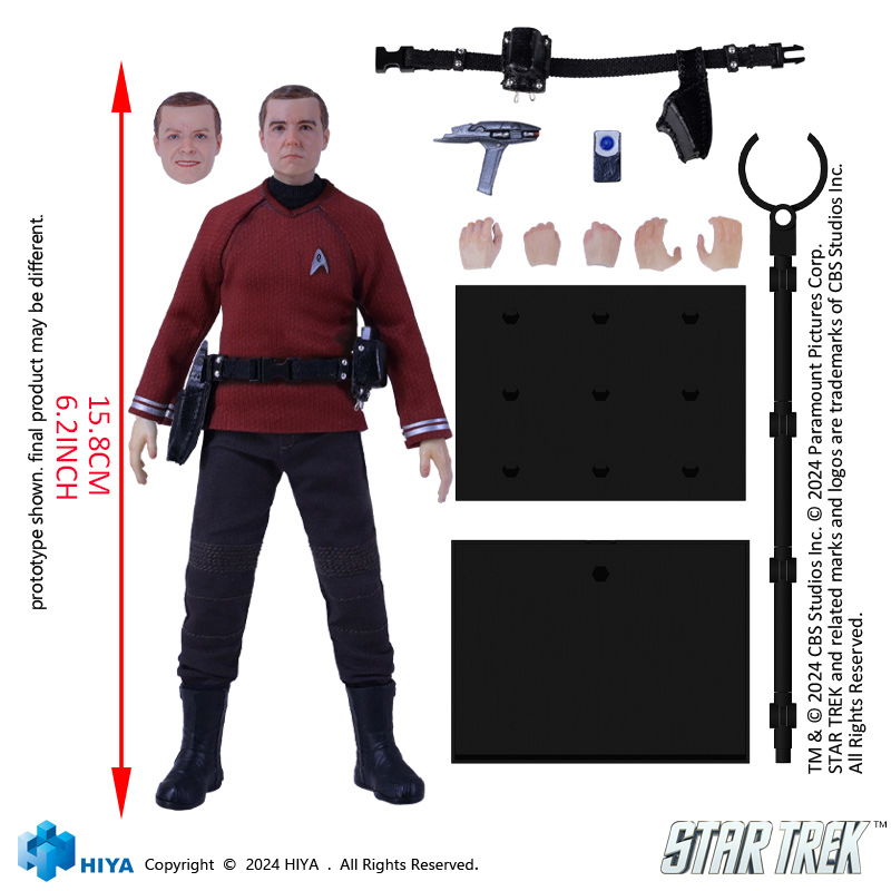 [สั่งจอง] Hiya Toys ESS0269 1/12 : Star Trek 2009 - Montgomery Scott