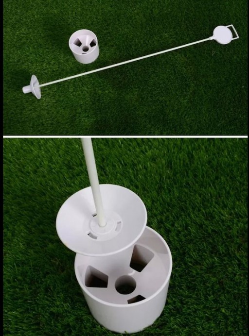 หลุมกอล์ฟพร้อมก้านธง