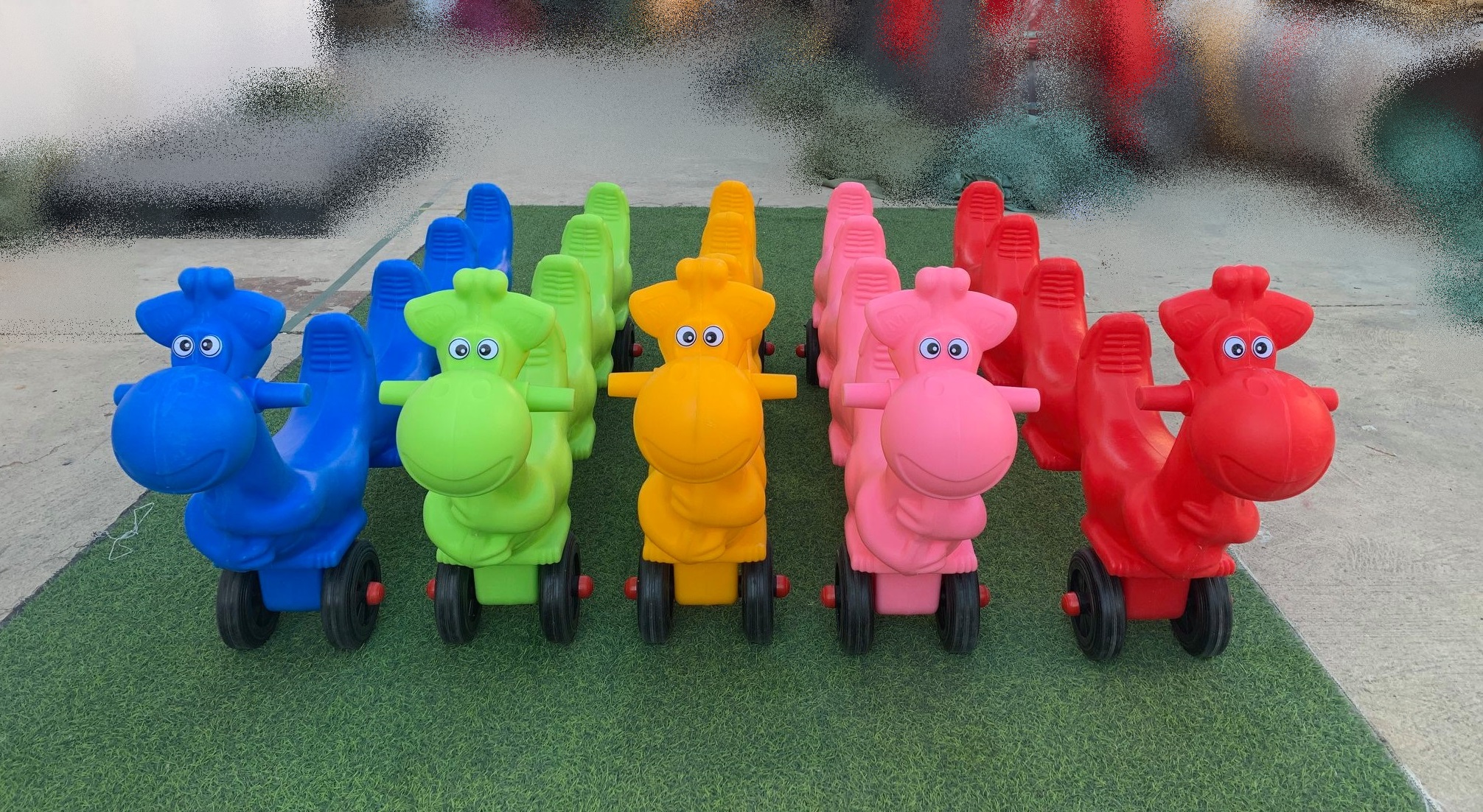 รถขาไถ รถไดโนเสาร์ 4 ที่นั่ง รถขาไถ,รถของเล่น ,รถเด็กเล่น ,รถของเล่นเด็ก, ของเล่นเด็ก เสินค้าพร้อมส่ง