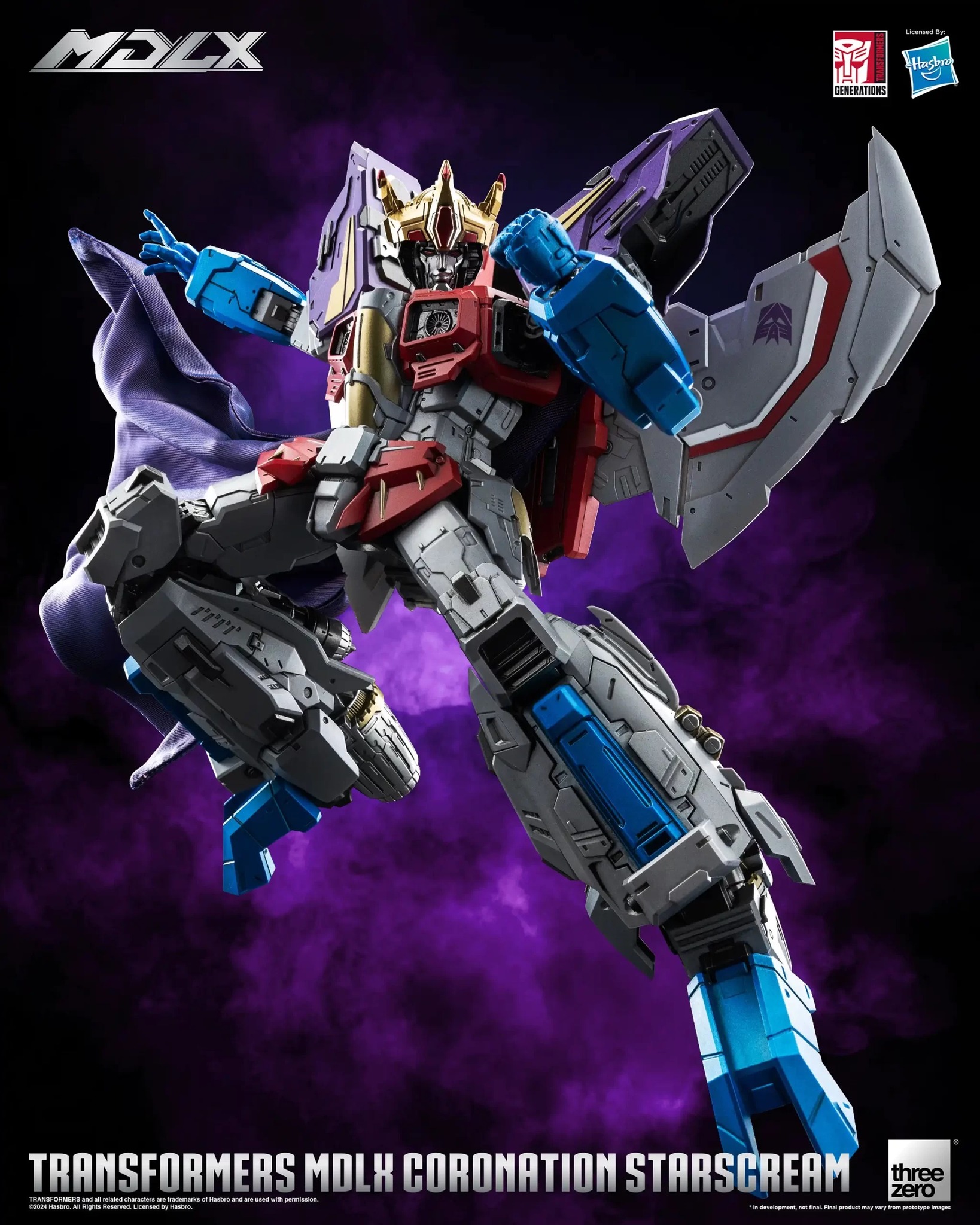 [สั่งจอง]Threezero 3Z08320W0 : Transformers - MDLX Coronation Starscream (20Cm)
