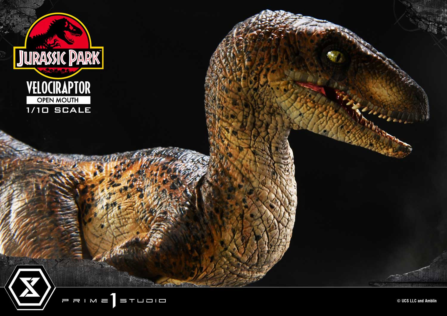 [สั่งจอง] Prime 1 Studio PCFJP-07: Velociraptor Open Mouth 1:10 Scale (Jurassic Park)