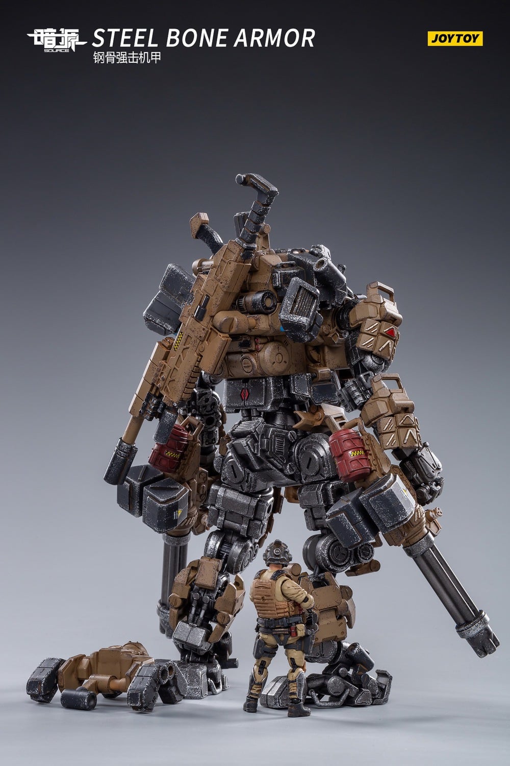 [สั่งจอง]JOYTOY JT0807 1/25 : Steel bone mecha (desert type)