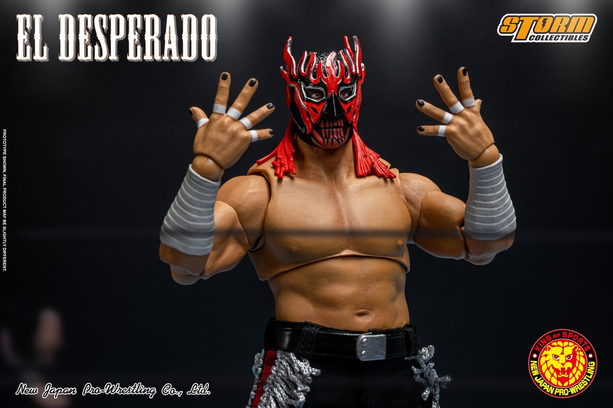 [สั่งจอง]Storm Toys NJED01 1/12 : EL DESPERADO (Red Mask Version) New Japan Pro Wrestling