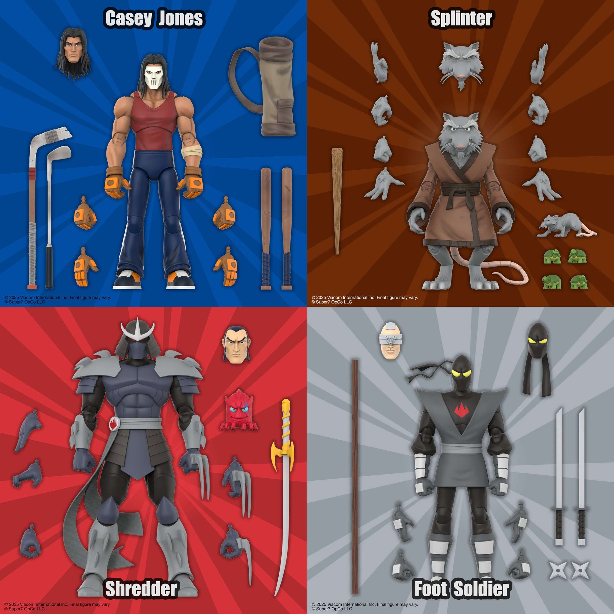 [สั่งจอง] Super7 : Teenage Mutant Ninja Turtles 7” figure