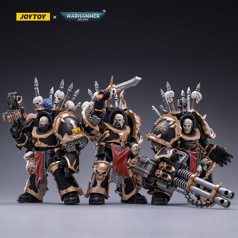 [สั่งจอง]JOYTOY x Warhammer 40K 1/18 : Chaos Space Marines Black Legion Warband