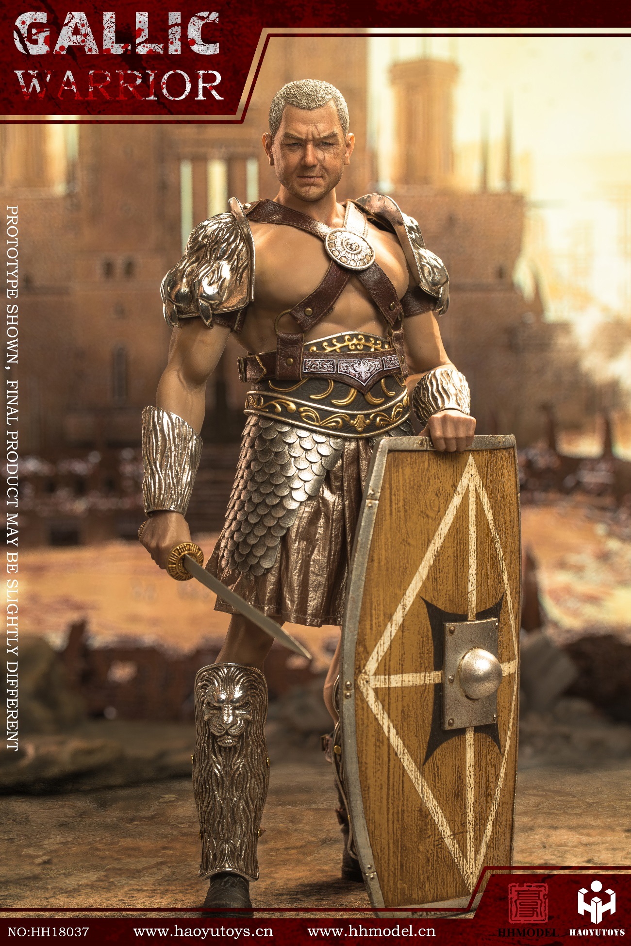 [สั่งจอง] HHMODEL & HAOYUTOYS HH18036 1/6 : Imperial Army Hunting Ground Fighter - Gaul Warrior