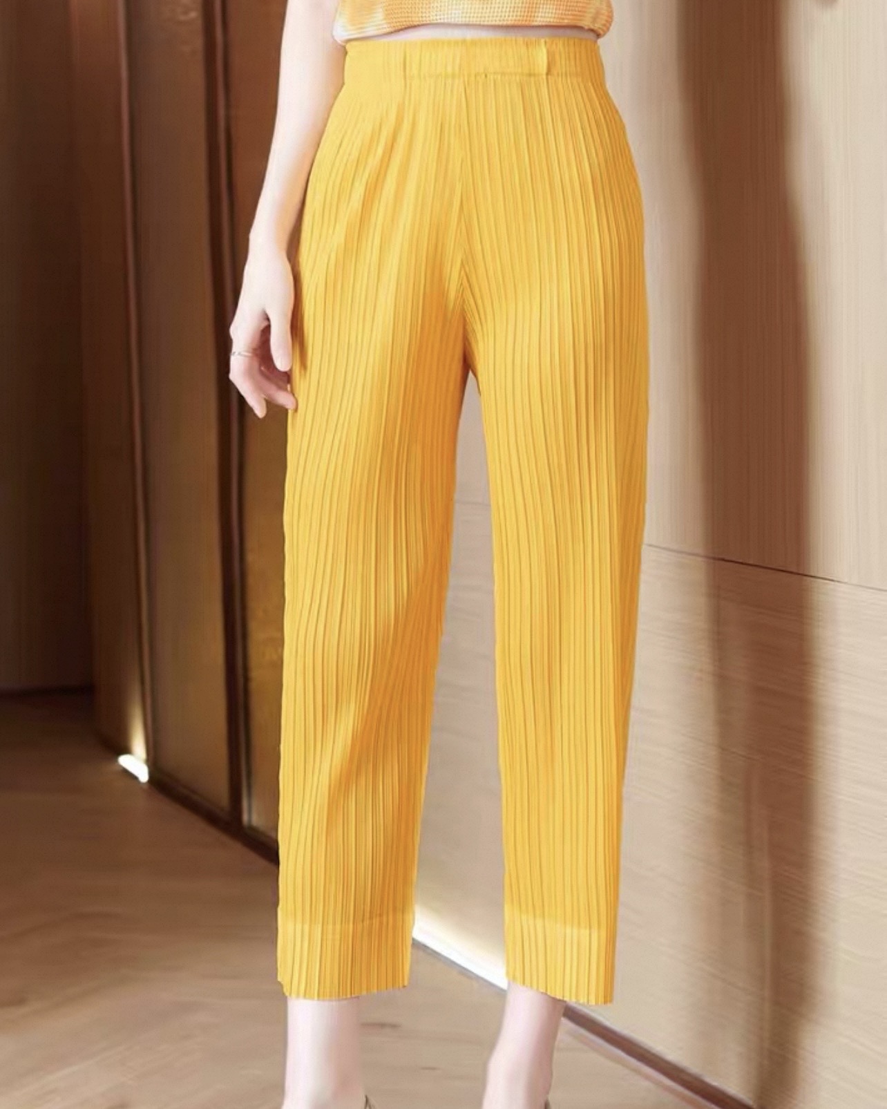 ยาว 34 นิ้ว 2MUAY รุ่น GM7258 กางเกงอัดพลีท SLIM FIT PLEATED PANTS 55 สี FREE SIZE