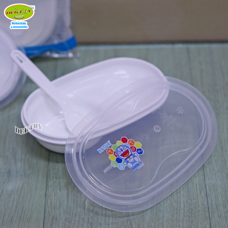 Natur ชุดชามบดพร้อมช้อนโดเรมอน 45417