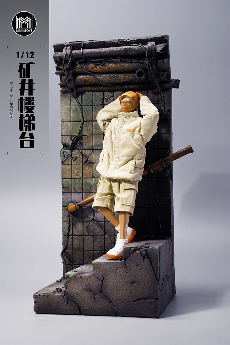 [สั่งจอง]mmmtoys M2206 1/12 : Mine Staircase