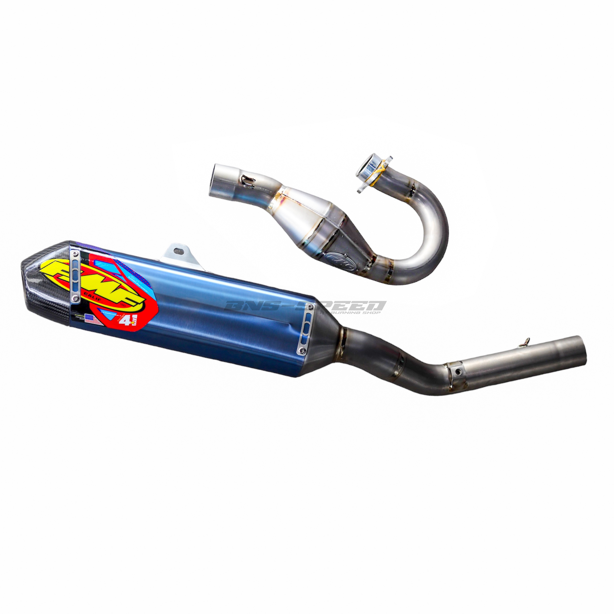 FMF 4.1 Titanium Full System - KX250 21-24, KX250X 21-24