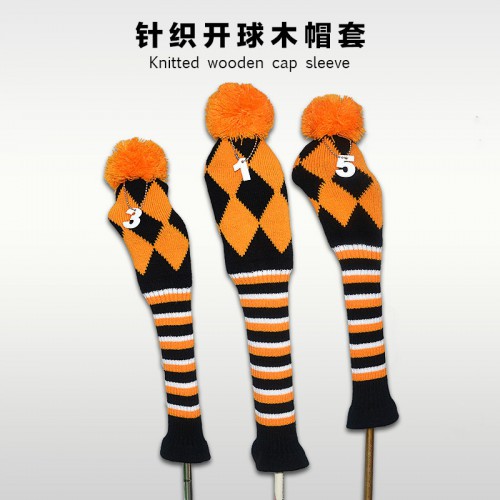 COVER หัวไม้ Headcovers (1,#3,#5) ถักสไตล์ถุงเท้าคอยาว PLAYEAGLE MT013