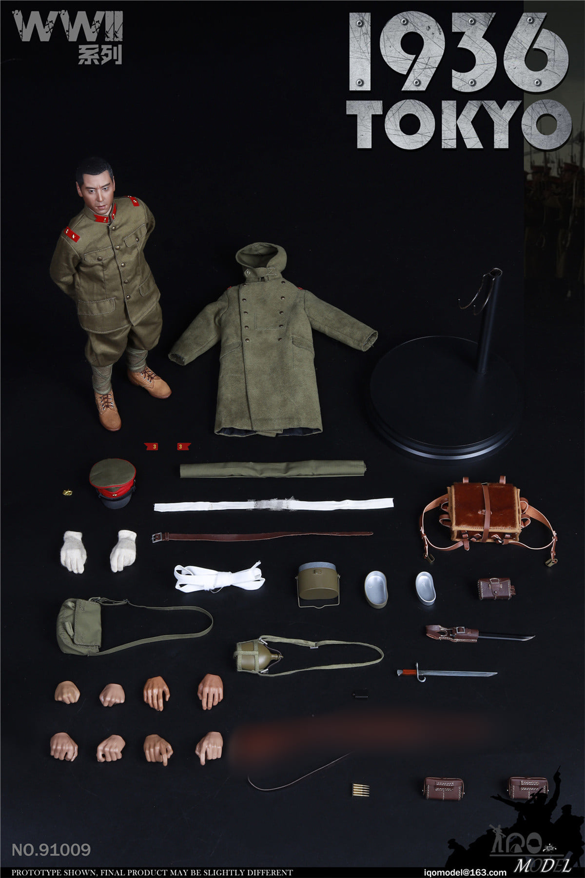 [สั่งจอง]IQO Model 91009 1/6 : WWII 1936 Tokyo