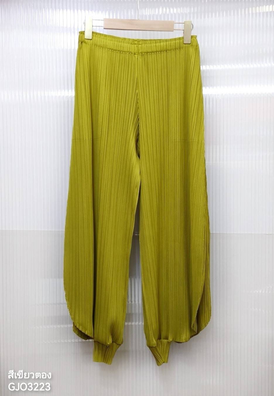 2MUAY รุ่น GJO3223 GENIE PLEATED PANTS กางเกงจินนี่ กางเกงพลีทคุณภาพ 10สี FREE SIZE