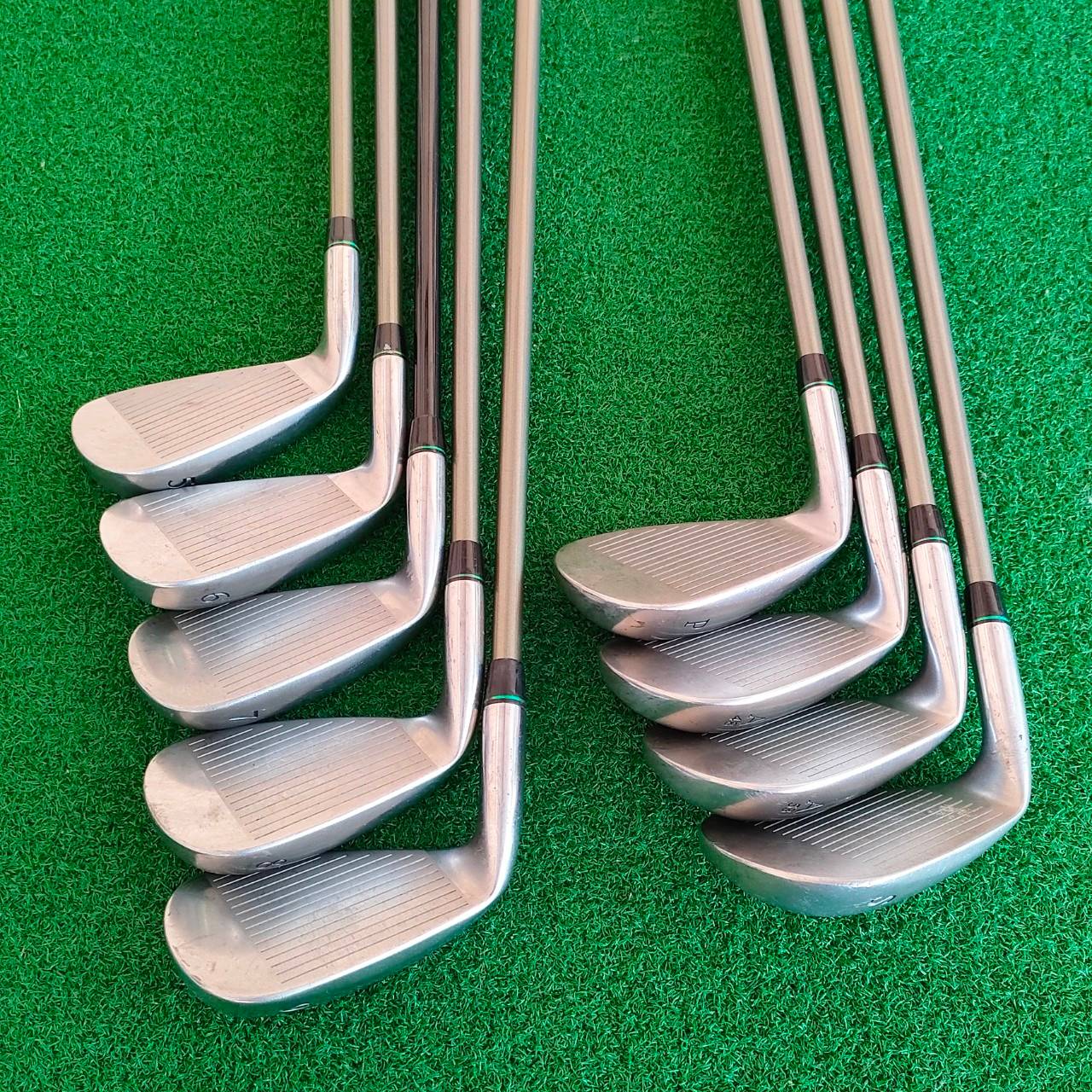 ชุดเหล็ก LEIOS SUPER HYTEN มีเหล็ก 5 - 9 เเละ PW AW(องศา48) AW (องศา53) SW ก้าน KASCO ELASTER I4200 FLEX R เป็นชุดสุดยอดพรีเมี่ยมของ KASCO