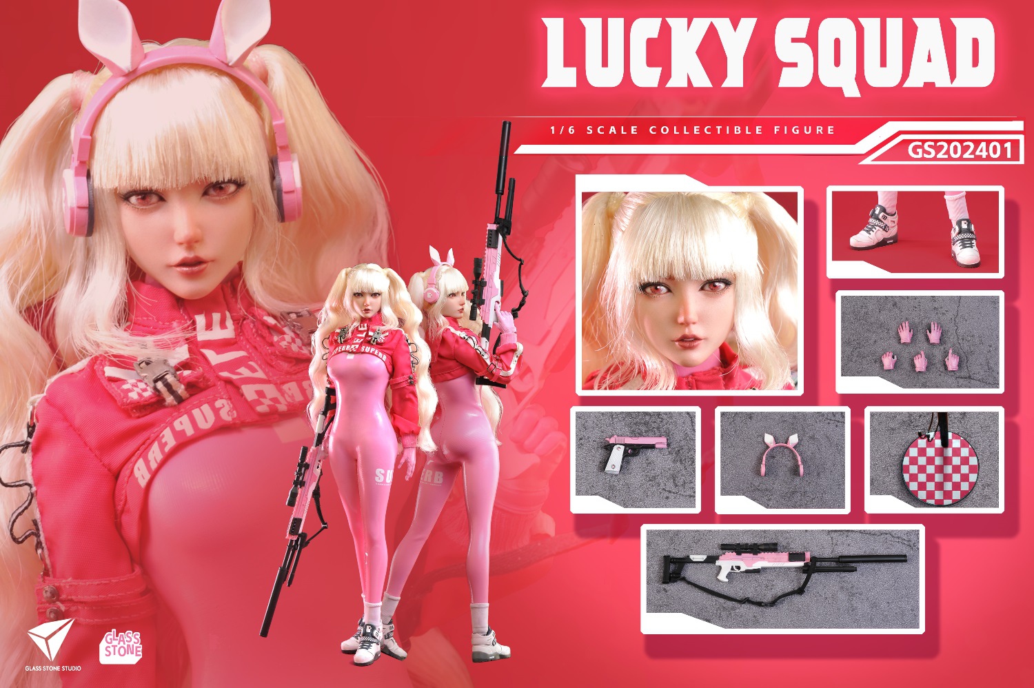 [สั่งจอง] Glass Stone Studio GS202401 1/6 : Lucky Squad