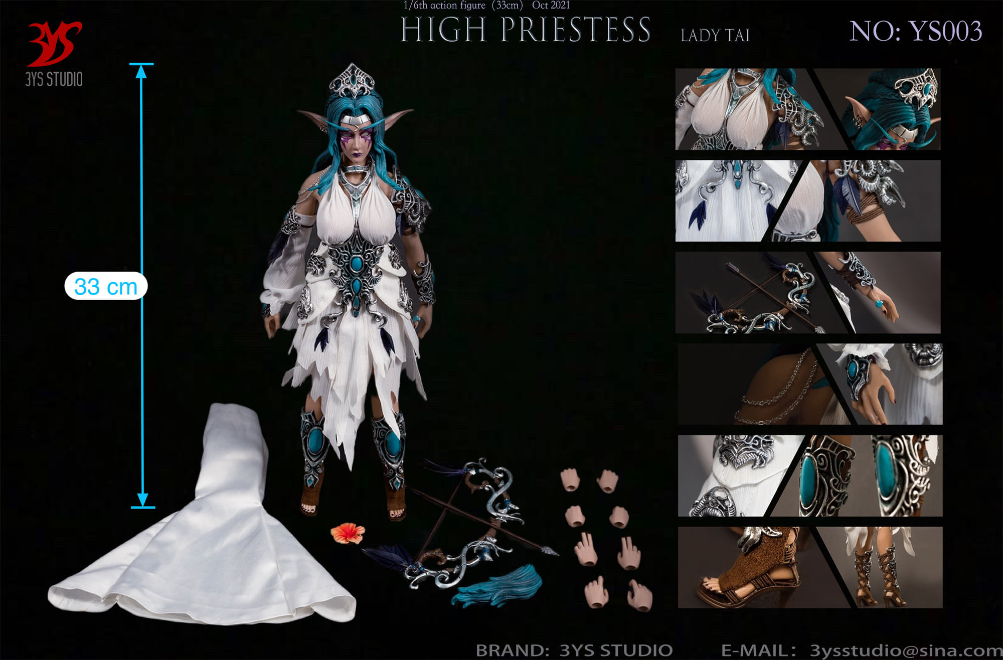[สั่งจอง]3YS YS003 1/6 : High Priestess Lady Tai