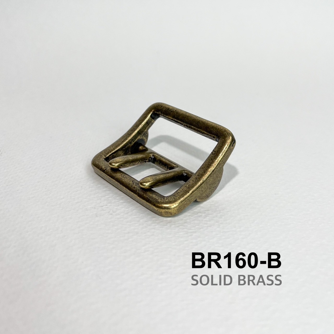 ฺBR160-ฺB หัวเข็มขัดทองเหลืองทำผิวสนิม ขนาด 38มิลหรือ 1.5นิ้ว ** ราคาต่อชิิ้น**