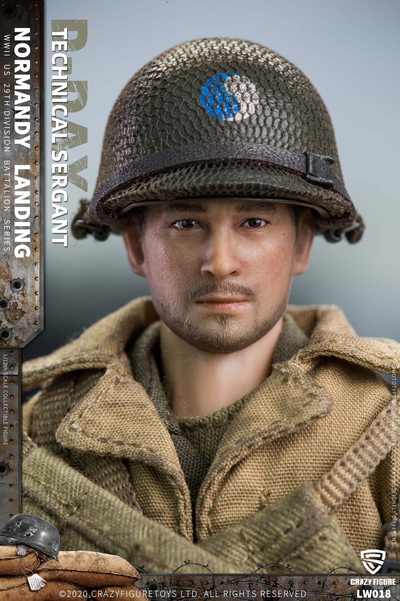 [สั่งจอง]Crazy Figure 1/12 : WWII U.S. Rangers On D-Day