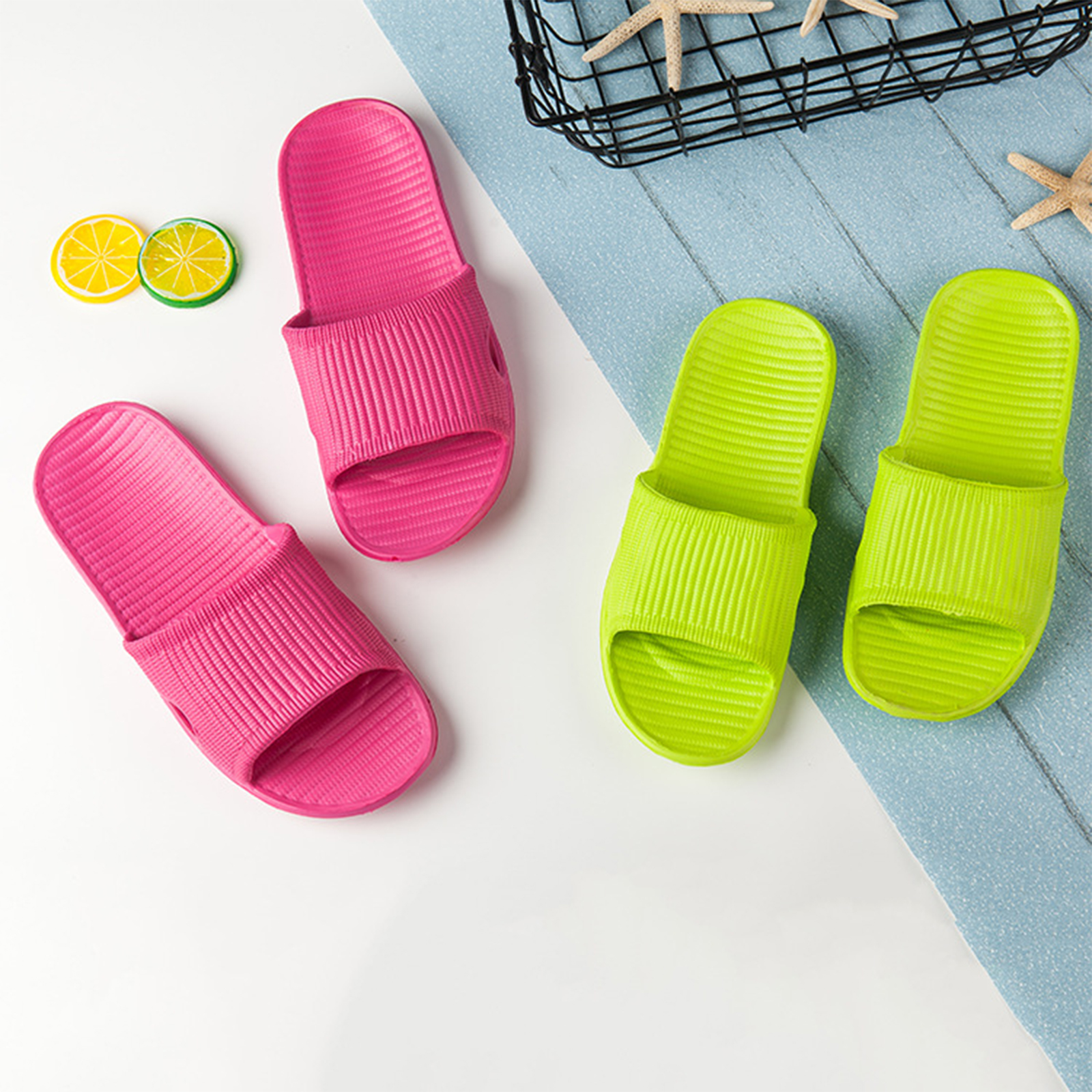 รองเท้าแตะแบบสวม รุ่น 1708 / 1908 ใส่ในบ้าน ใส่ในห้อง ไม่ลื่น น้ำหนักเบา สวมใส่สบาย มีหลายขนาด หลากสีให้เลือก