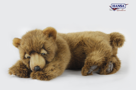 7186 Brown Bear Sleeping 45 cm.L