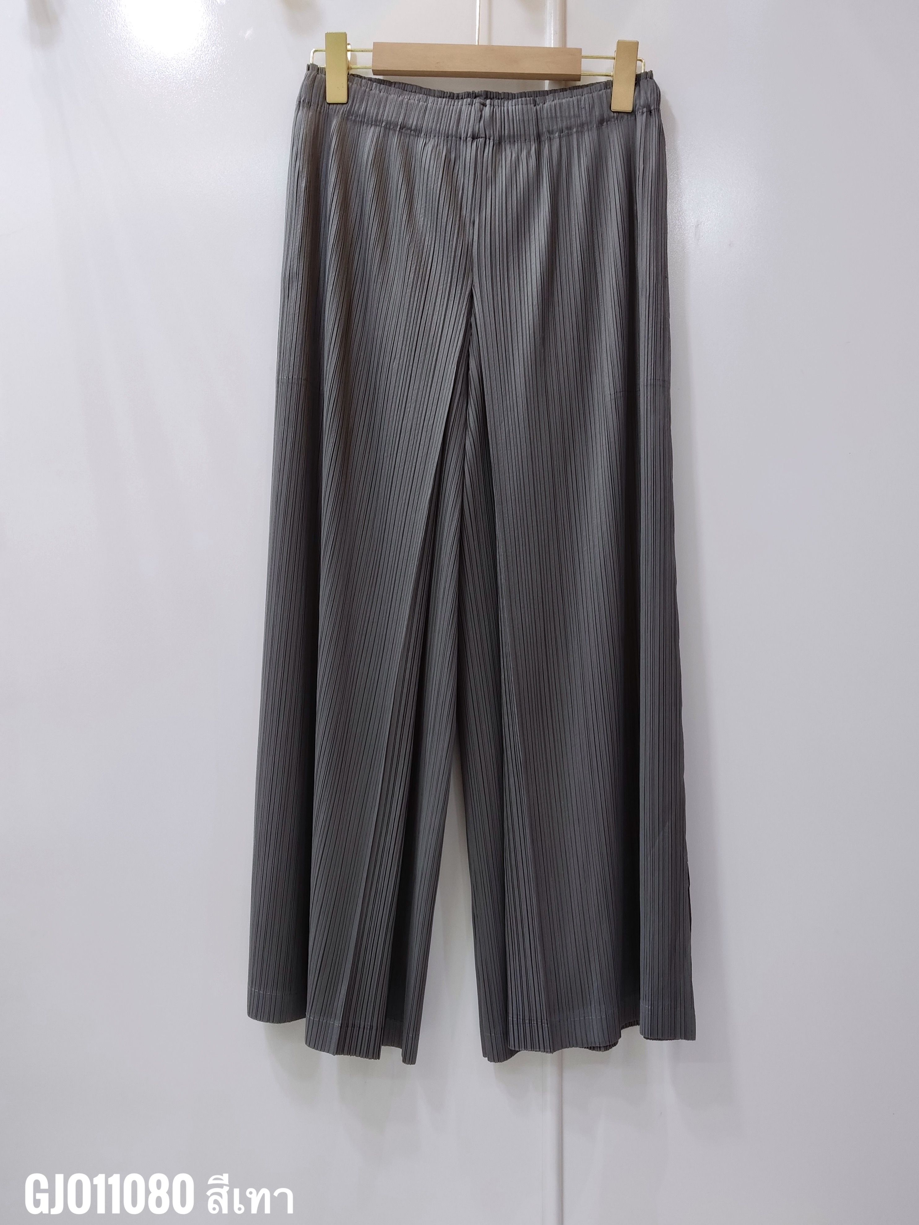 ปรับราคาลง20%!! ยาว 35นิ้ว!! 2MUAY รุ่น GJO11080 กางเกงอัดพลีท CULOTTE WIDE LEG PLEATED PANTS 8 สี FREE SIZE