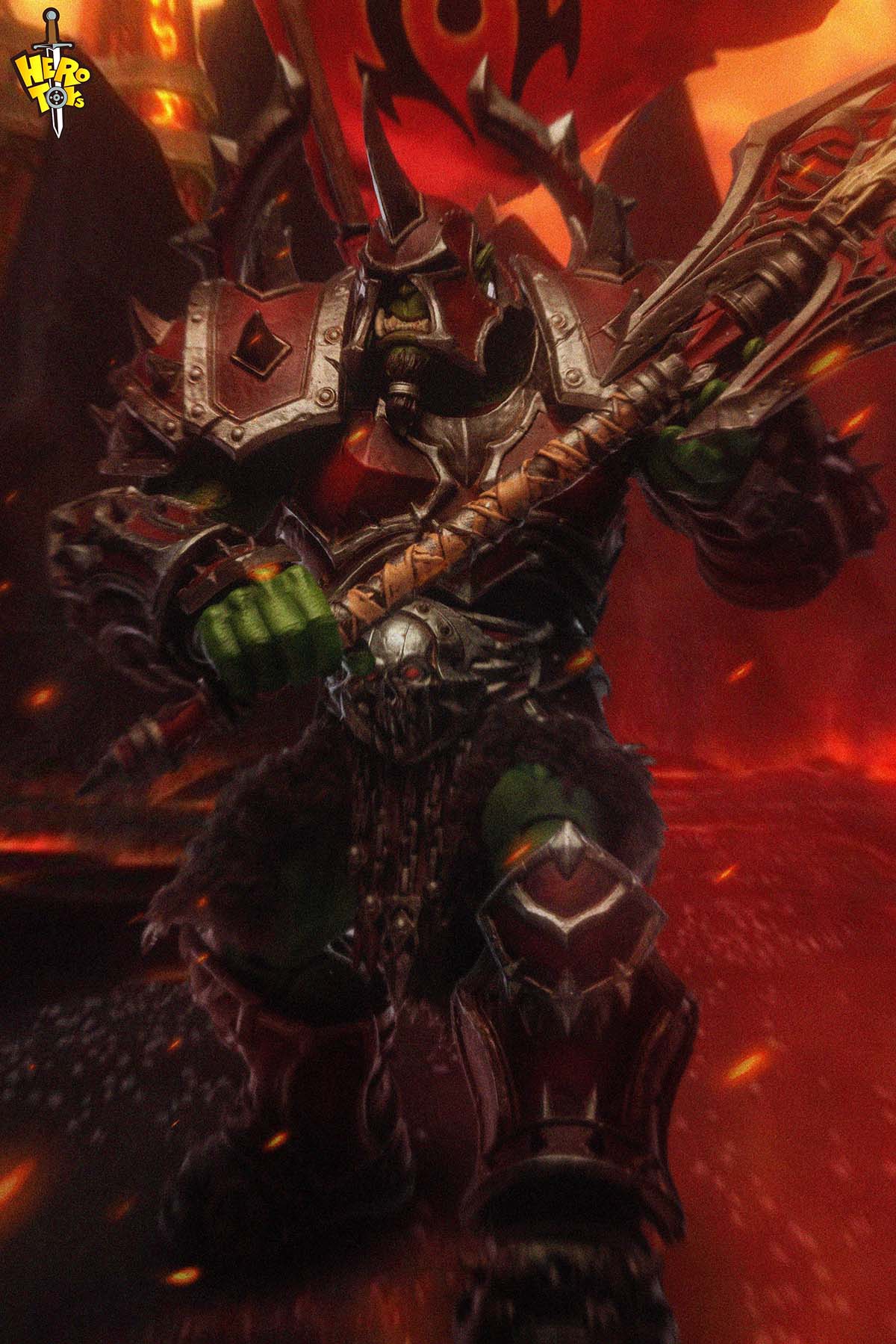 [พร้อมส่ง] Hero toys 7" : Orc Warlord Warrior - Kor'kron