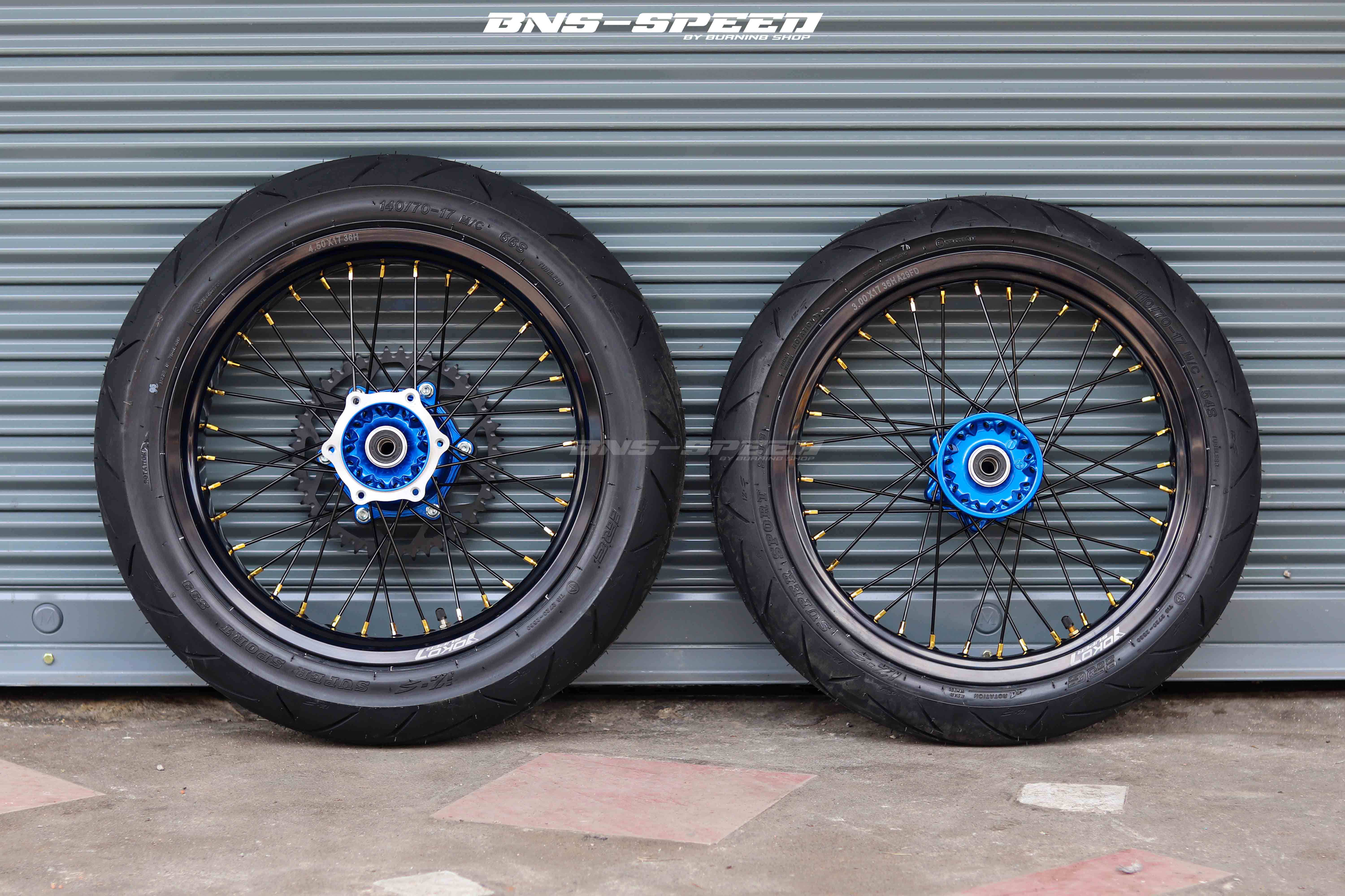 ชุดล้อโมตาด KLX230 พร้อมยาง IRC
