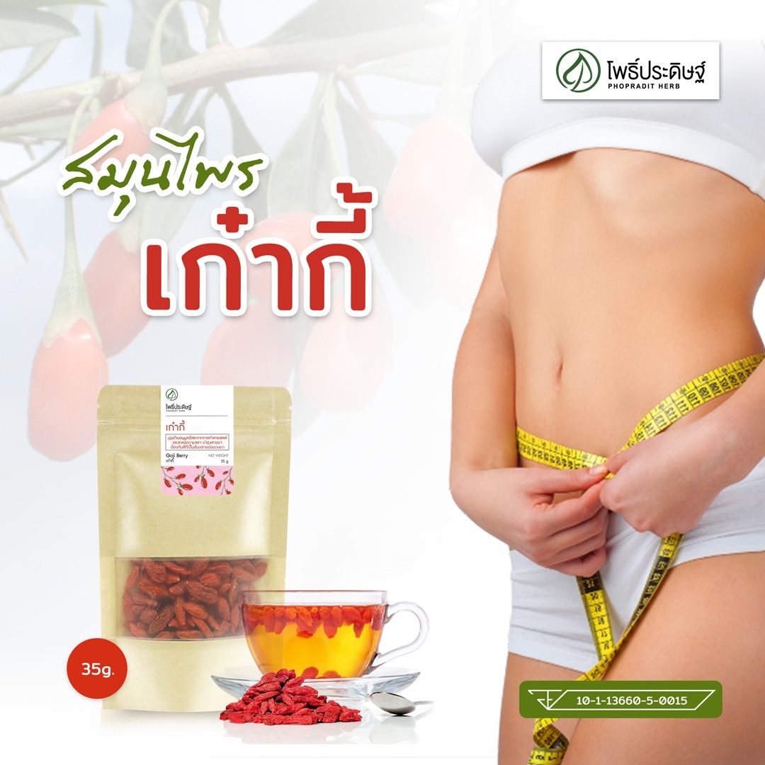 เก๋ากี้ (เม็ดใหญ่) - Goji berry - 35 กรัม