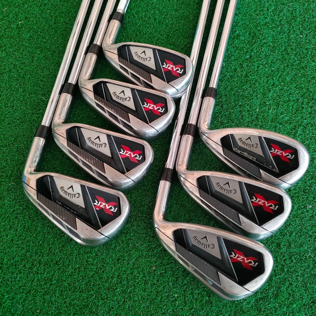 ชุดเหล็ก CALLAWAY RAZR X มีเหล็ก 5-9 PW SW ก้าน N.S.PRO 950GH FLEX R ตีง่ายสไตล์ Callaway