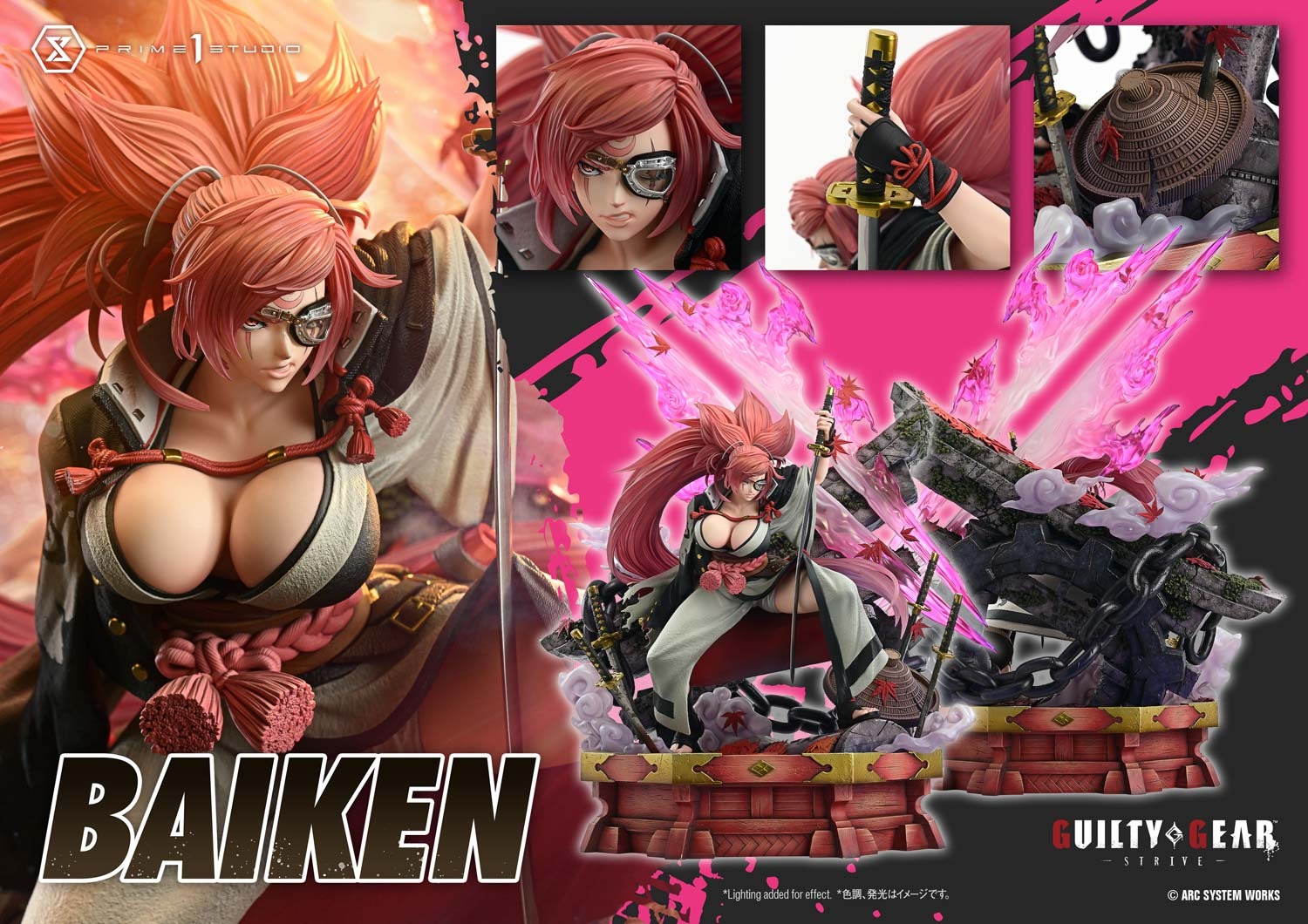 [สั่งจอง]Prime 1 Studio UPMGG-04 : Baiken (GUILTY GEAR -STRIVE-)