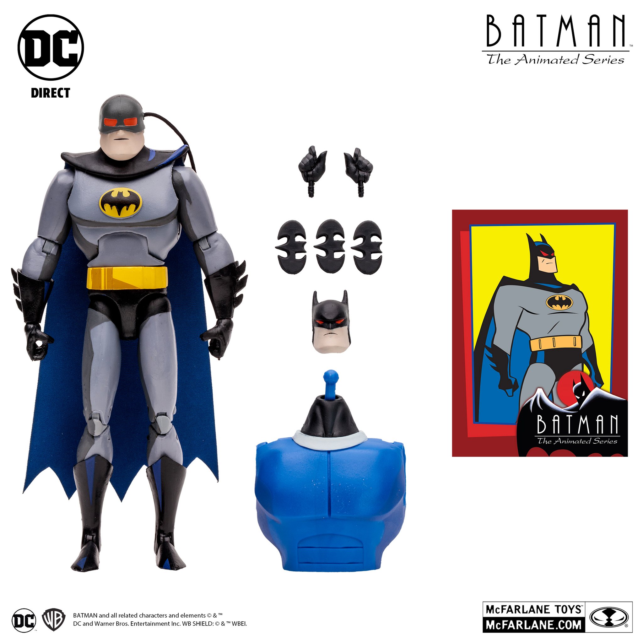 [สั่งจอง] McFarlane Toys 6" : BATMAN: THE ANIMATED SERIES Wave2 (BAF Lock-Up!)