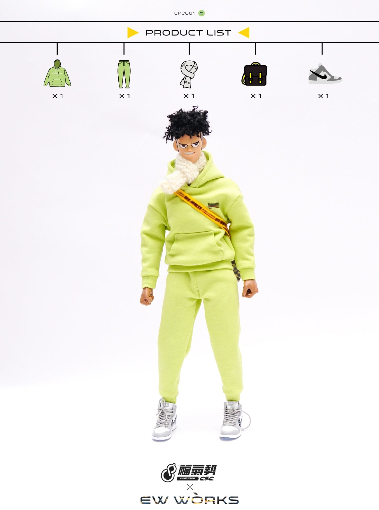 [สั่งจอง]CPOP CREW CPC001 1/6 : Fashion Sports Suit