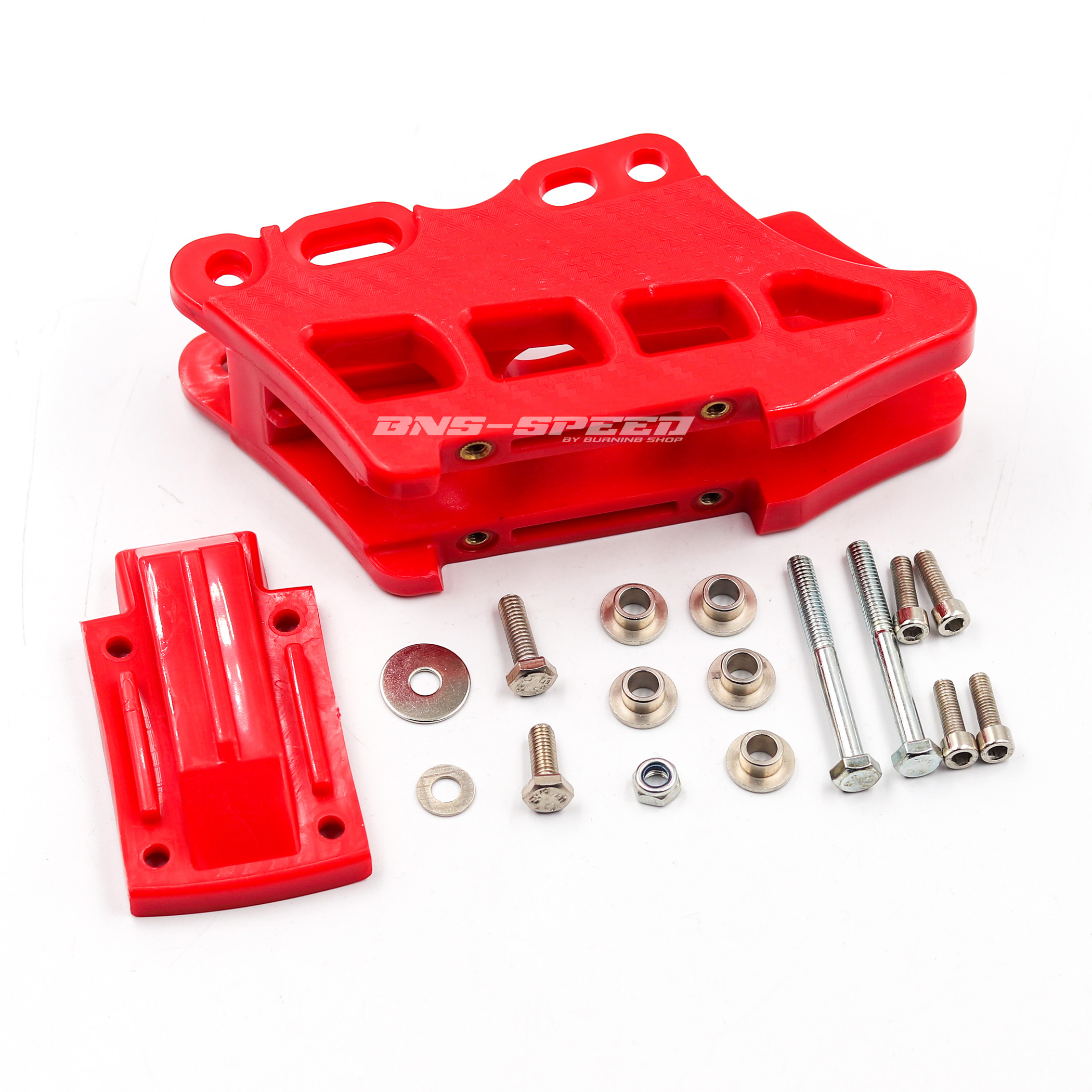 ประคองโซ่ทรง Acerbis พลาสติก - สีแดง