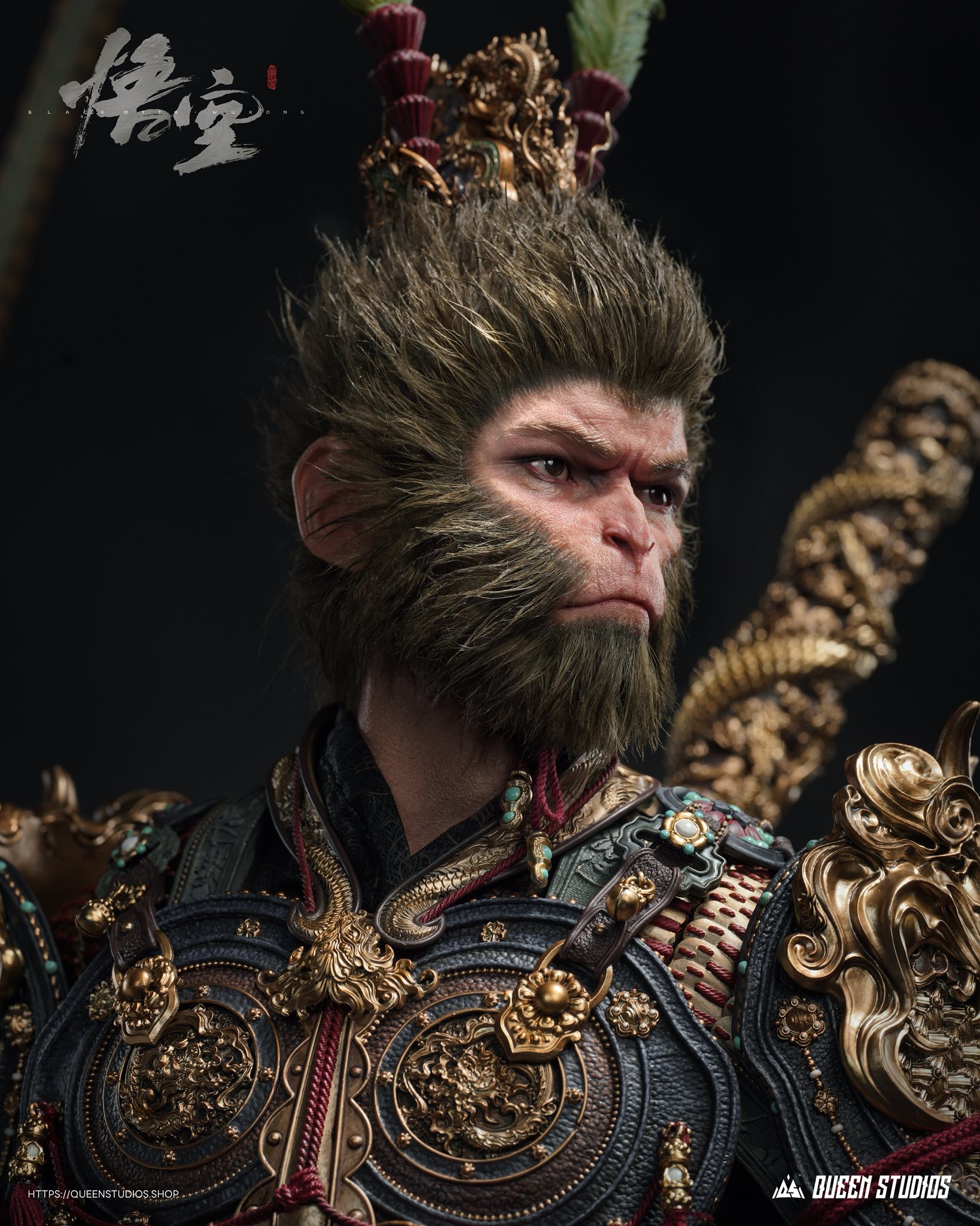 [สั่งจอง]Queen Studio - Black Myth: Wukong 1/3 Statue - The Destined One Great Sage Armor Set
